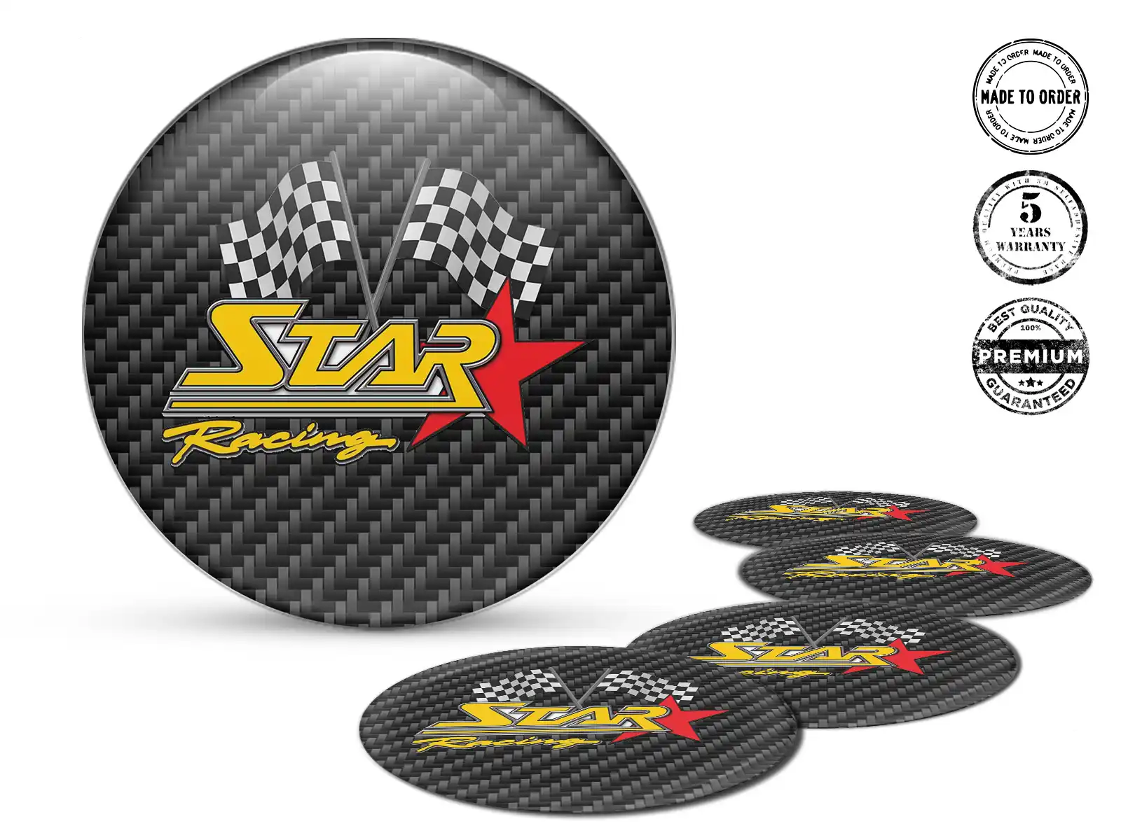 Wheel Badges Custom Brand Racing Horizon